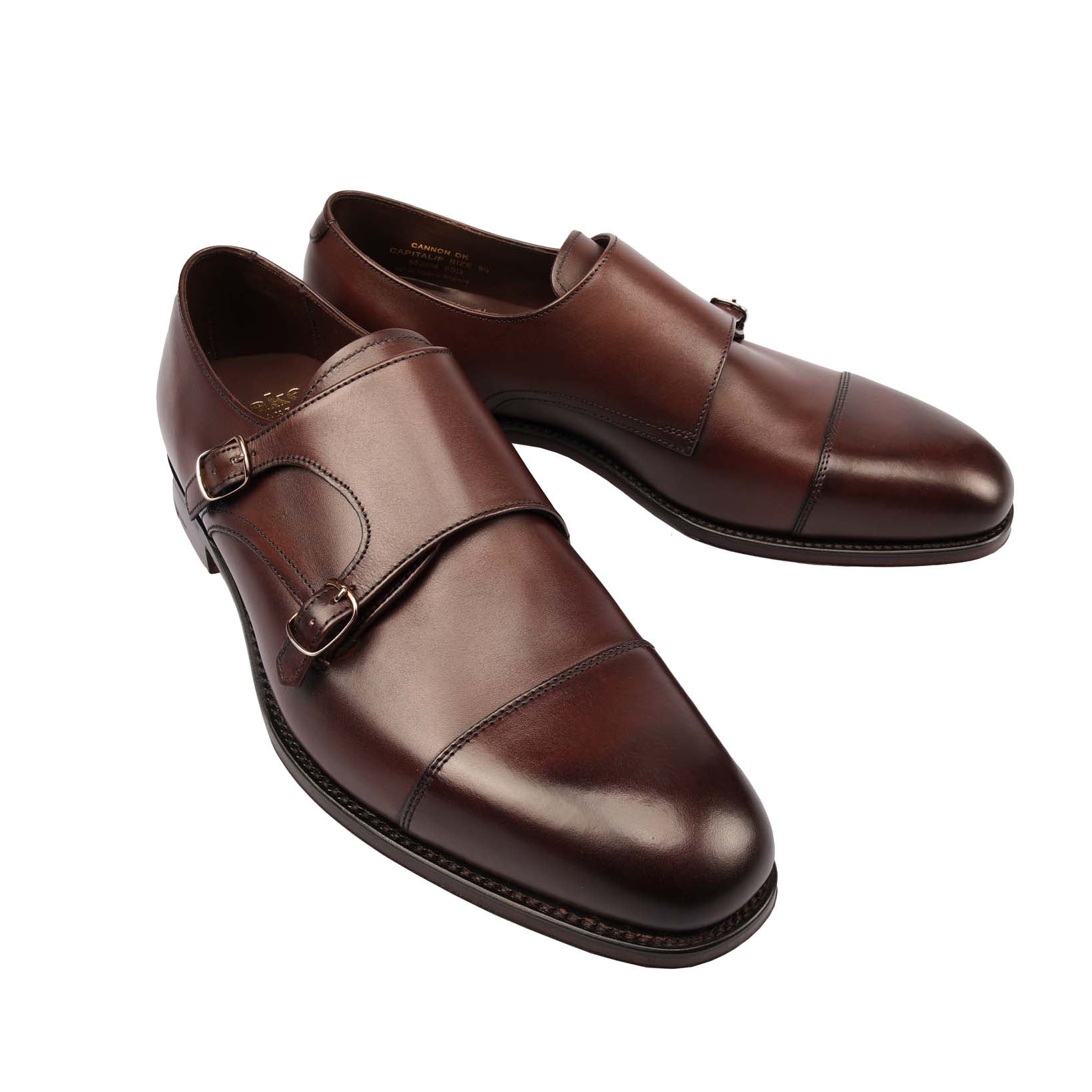 Cannon Calf Twin Buckle Monk-Loake-Conrad Hasselbach Shoes & Garment