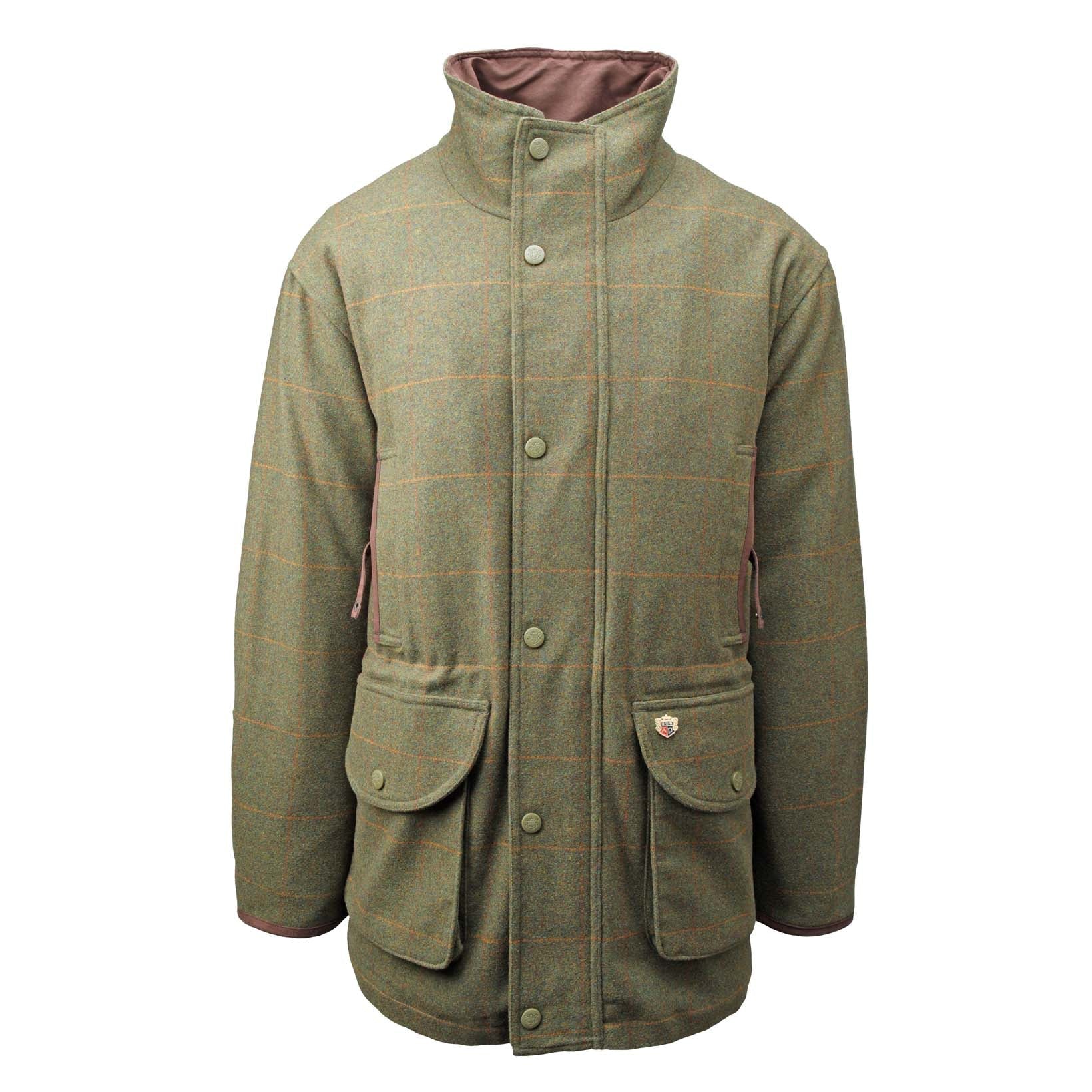 Combrook Mens Tweed Shooting Field Coat - Regular Fit-Alan Paine-Conrad Hasselbach Shoes & Garment