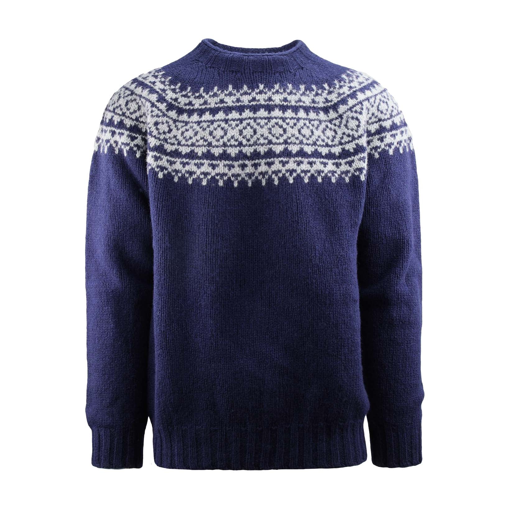 Crew Neck Sweater Chunky-Harley of Scotland-Conrad Hasselbach Shoes & Garment