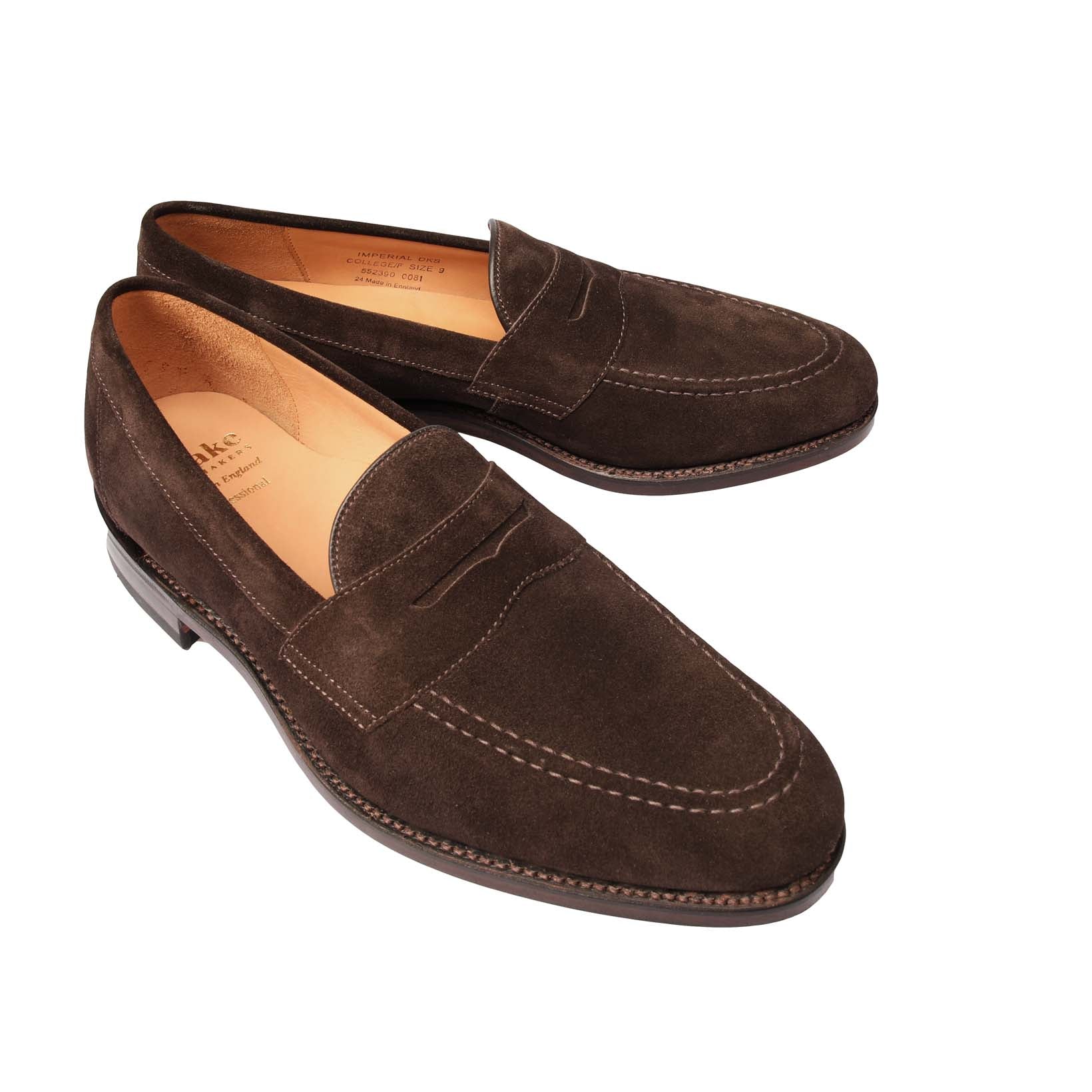 Imperial Penny Loafer - Suede-Loake-Conrad Hasselbach Shoes & Garment