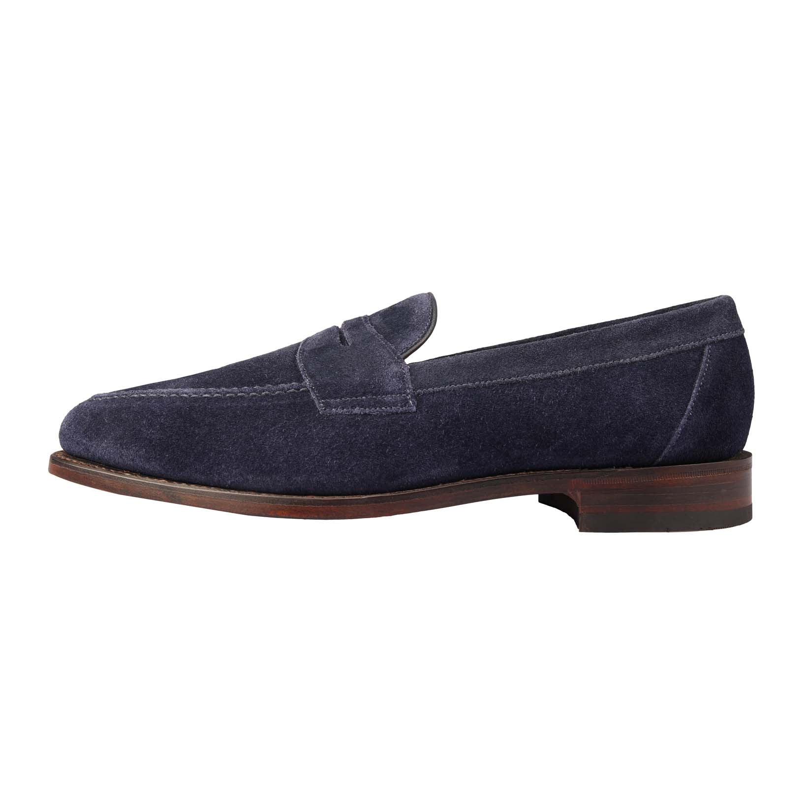 Imperial Penny Loafer - Suede-Loake-Conrad Hasselbach Shoes & Garment