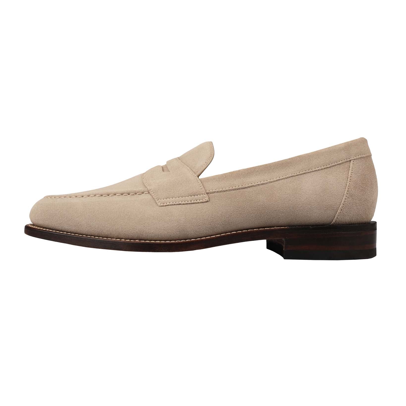 Imperial Penny Loafer - Suede-Loake-Conrad Hasselbach Shoes & Garment