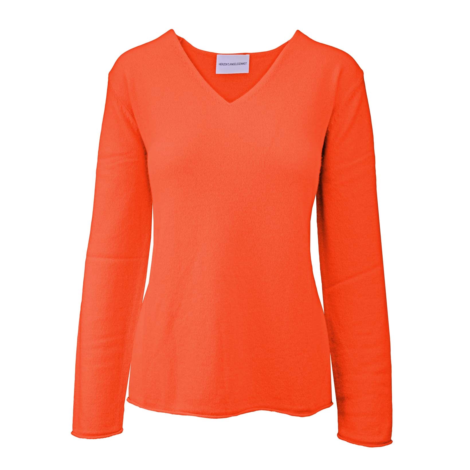Kaschmir Pullover mit V-Ausschnitt-herzensangelegenheit-Conrad Hasselbach Shoes & Garment