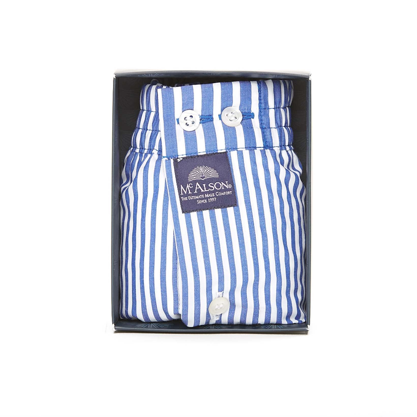 Klassische Boxershorts - Gestreift-Mc Alson-Conrad Hasselbach Shoes & Garment