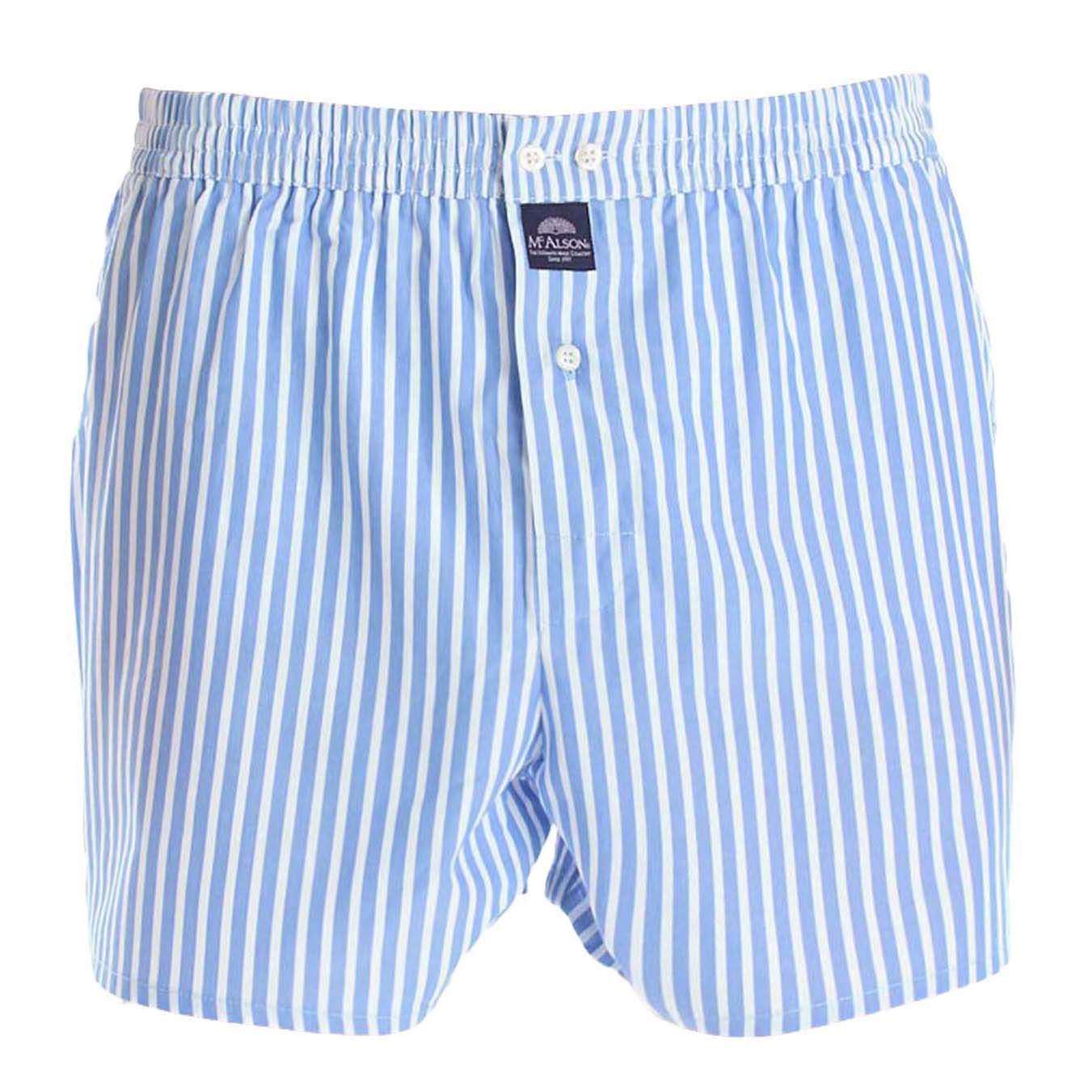 Klassische Boxershorts - Gestreift-Mc Alson-Conrad Hasselbach Shoes & Garment