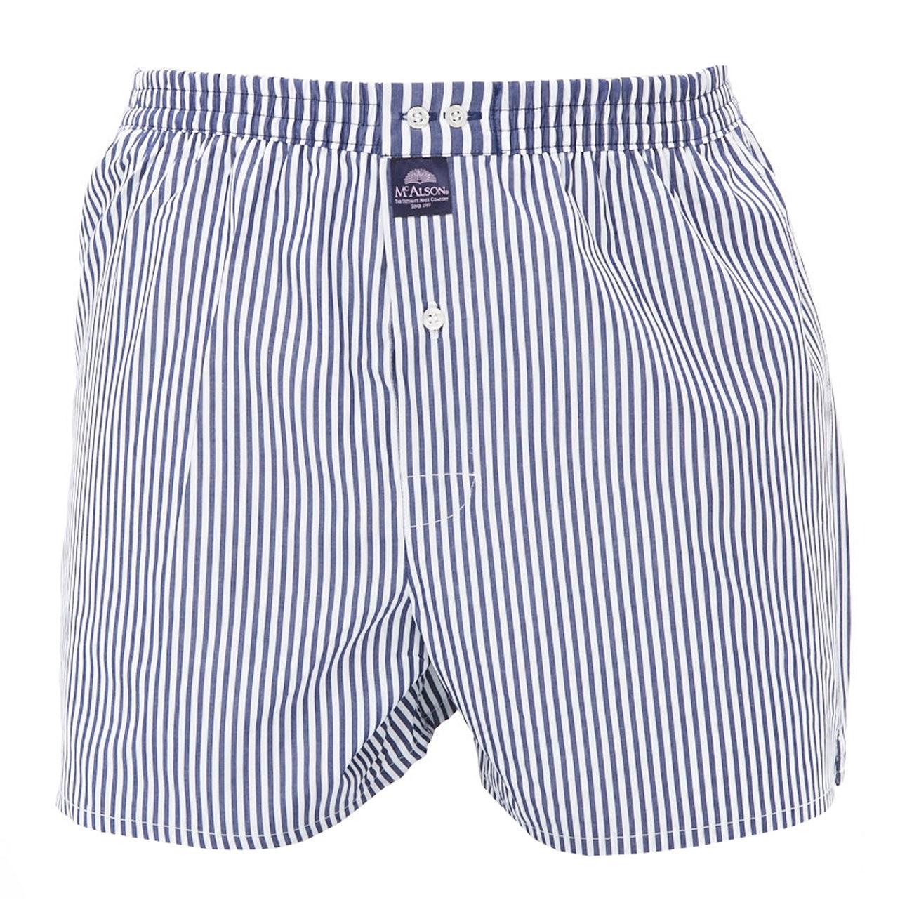 Klassische Boxershorts - Gestreift-Mc Alson-Conrad Hasselbach Shoes & Garment