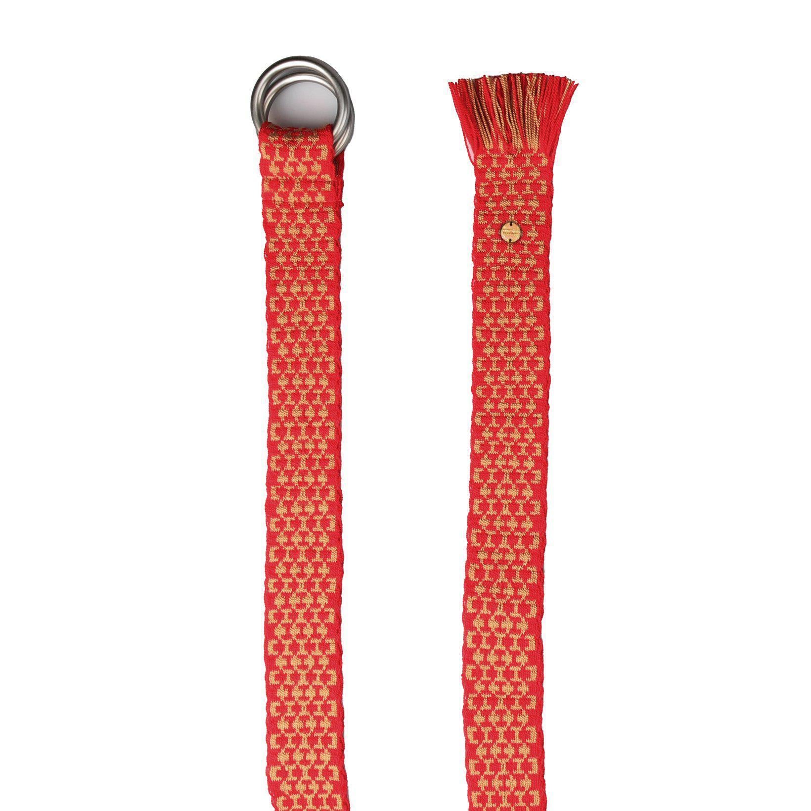 Baumwollgürtel mit Rundschnalle-Guanabana-Conrad Hasselbach Shoes & Garment