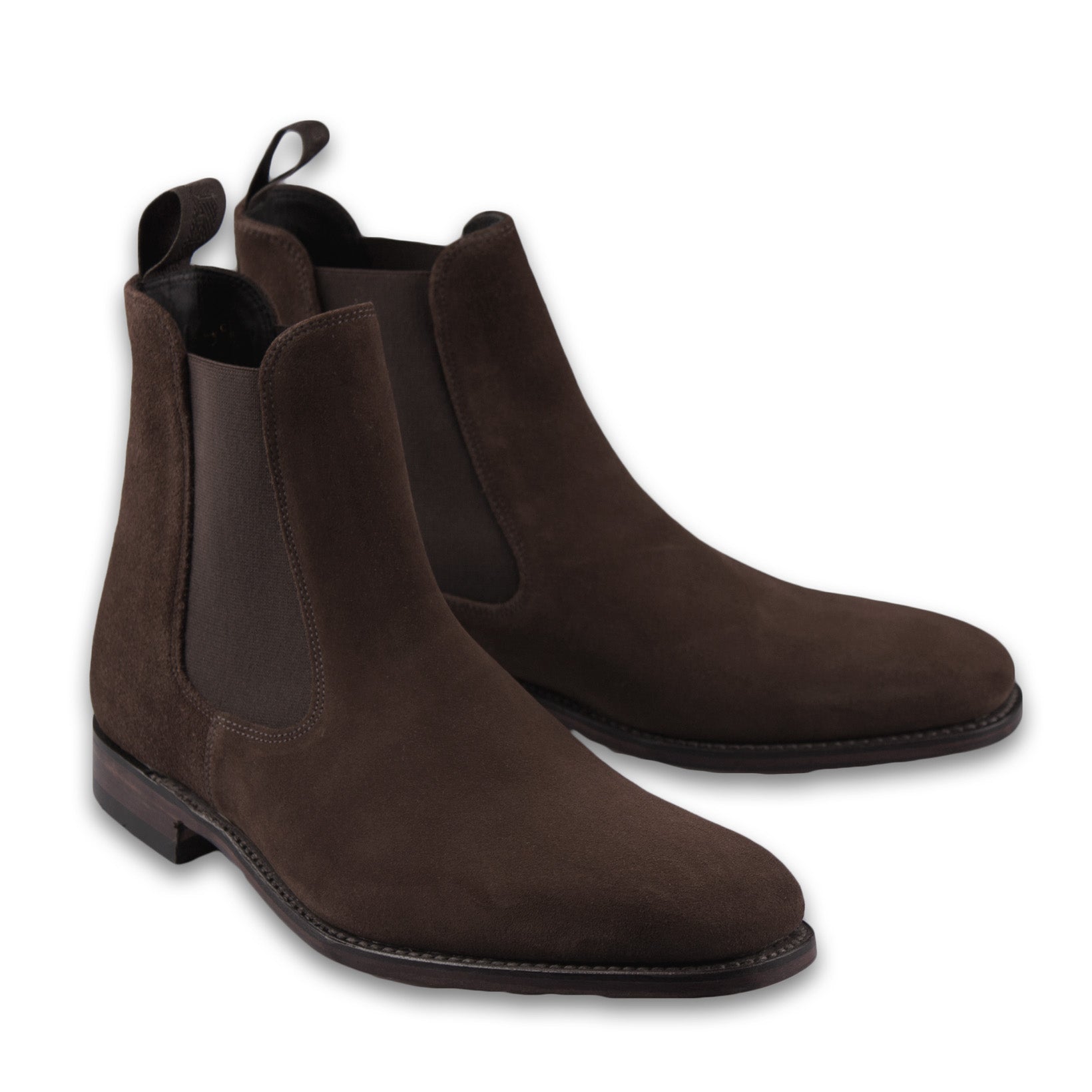 Chatsworth Chelsea Boot Suede Dainite Sole-Loake-Conrad Hasselbach Shoes & Garment