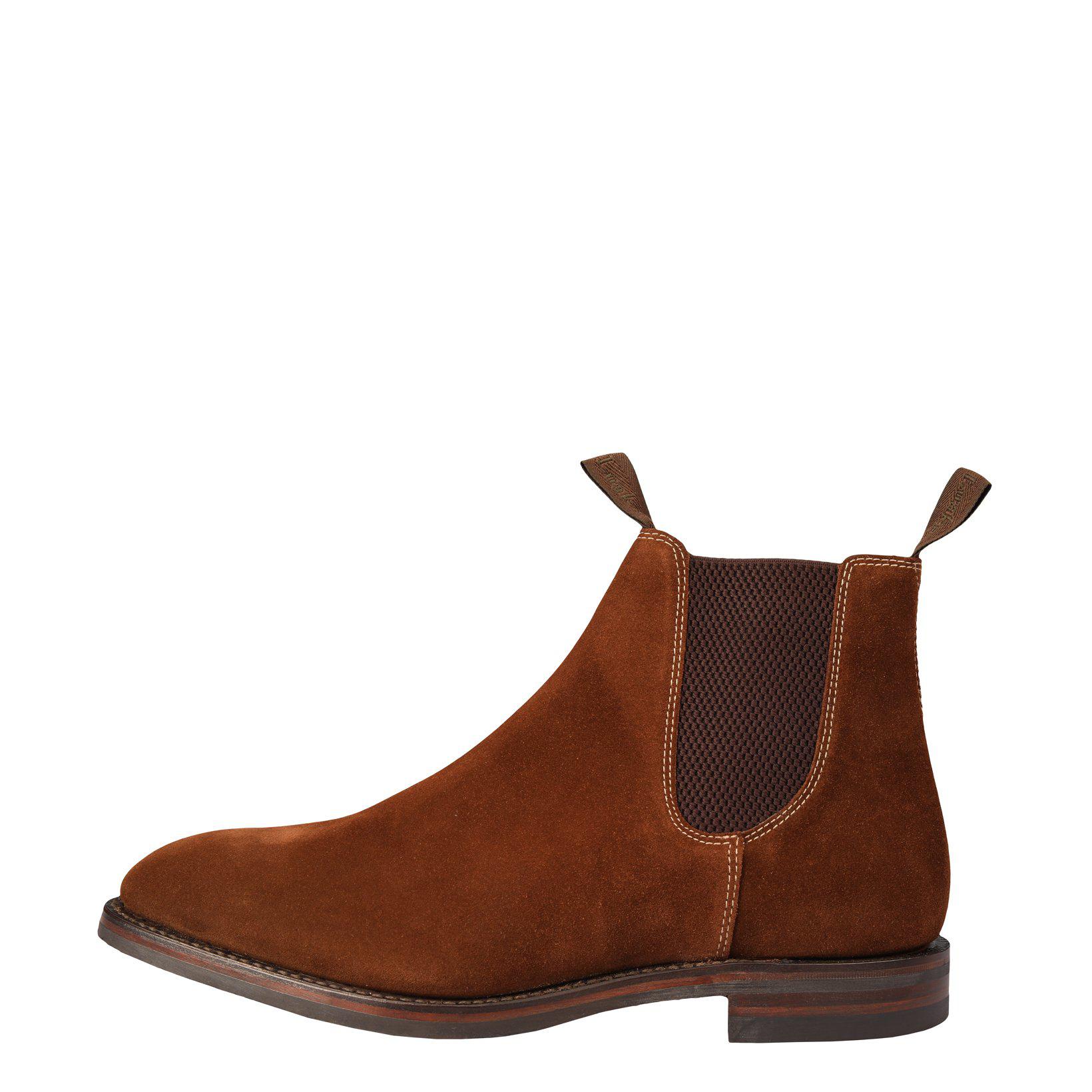 Chatsworth Chelsea Boot Suede Dainite Sole-Loake-Conrad Hasselbach Shoes & Garment