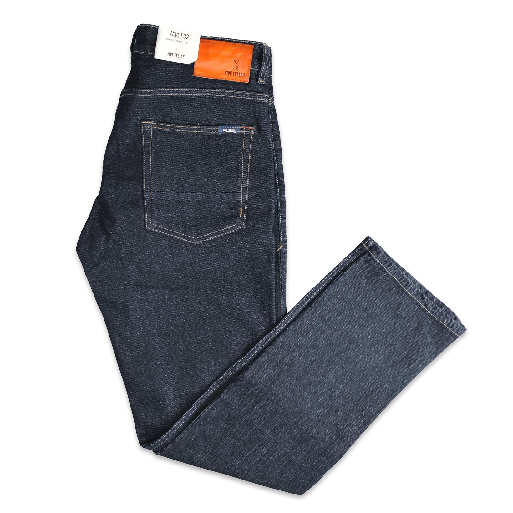 Luuk-Z Straight Fit Jeans Zip-Five Fellas-Conrad Hasselbach Shoes & Garment