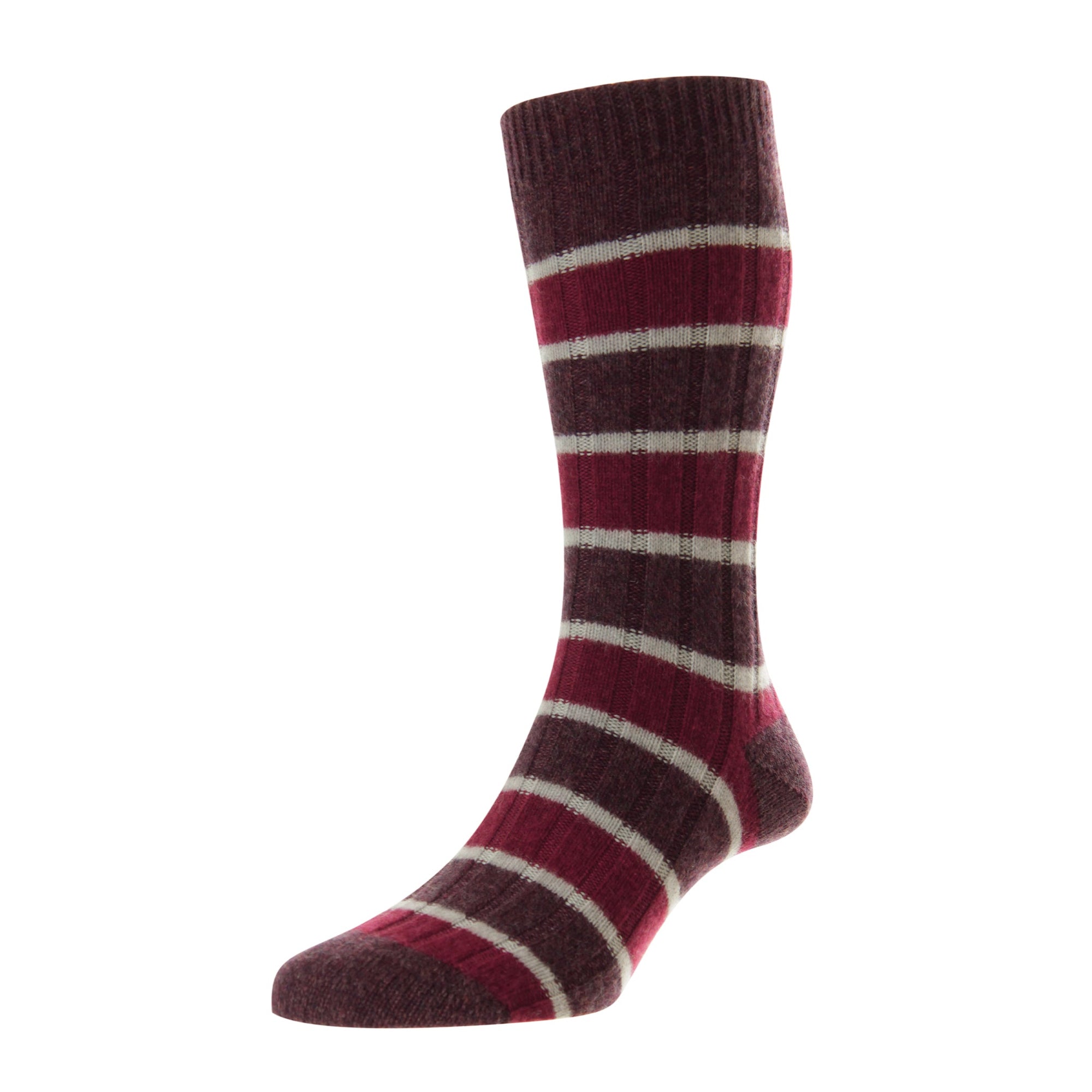 Stalbridge - 6x2 Rippe / Kaschmir Herrensocken-Pantherella-Conrad Hasselbach Shoes & Garment